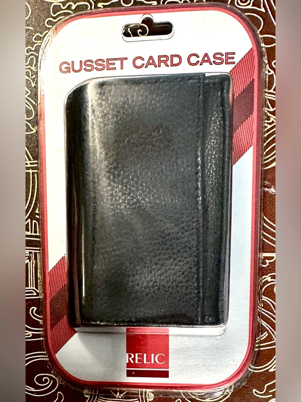 Relic Black Gusseted Card Case